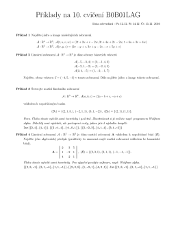 Př&iacute;klady na 10. cvičen&iacute; B0B01LAG
