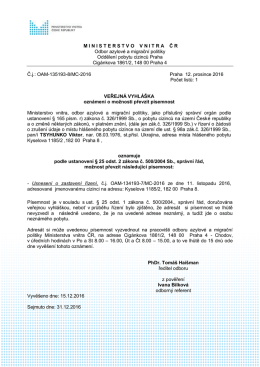 TSYHUNKO Viktor - Ministerstvo vnitra České republiky