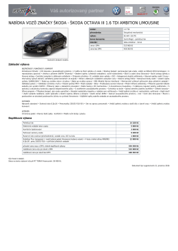 Škoda Octavia III 1.6 TDI Ambition Limousine