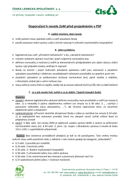 zde - Česk&aacute; lesnick&aacute; společnost