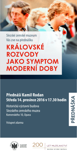 kr&aacute;lovsk&eacute; rozvody jako symptom modern&iacute; doby