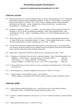 Anonymizované Usnesení z 51 jednání rady obce
