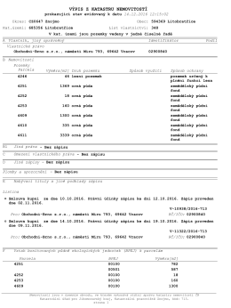 v&yacute;pis z katastru nemovitost&iacute; - E
