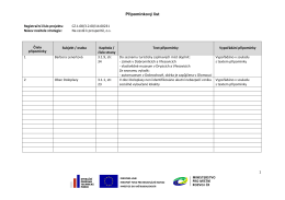 Vypoř&aacute;d&aacute;n&iacute; připom&iacute;nek