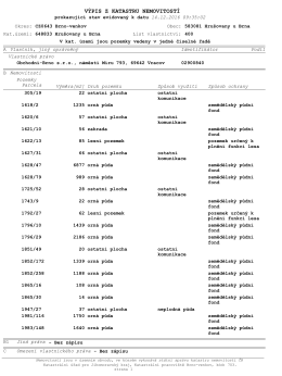 v&yacute;pis z katastru nemovitost&iacute; - E