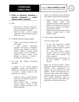 vysvětlen&iacute; va&scaron;ich pr&aacute;v - Justitie