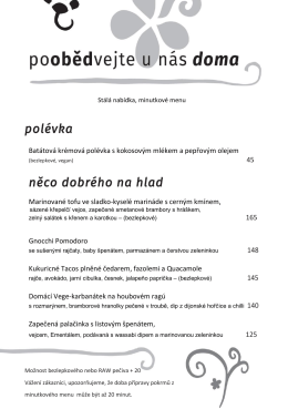 MENU - Kafedoma.cz