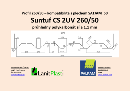 Suntuf CS 2UV 260/50