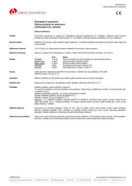 Alpha-2-Macroglobulin - Serum Application Note