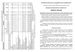 Hrách polní (SDO) / Field pea