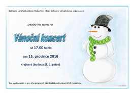 V&aacute;nočn&iacute; koncert Krajkov&aacute; - Z&aacute;kladn&iacute; uměleck&aacute; &scaron;kola Habartov