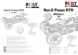 rex-x promo rtr - produktinfo.conrad.com