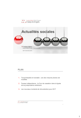 Actualités sociales