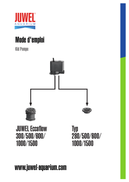 Pumpe JUWEL Eccoflow 500 600 1000 1500