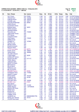 Corrida d`AIX Les Bains