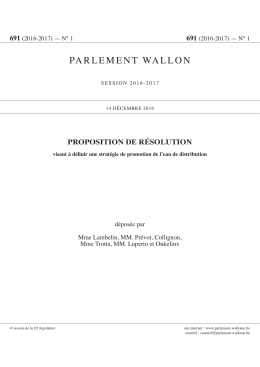 parlement wallon - Recherche plein texte