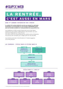 documentation rentree de mars