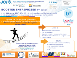 2 jours de formations gratuites
