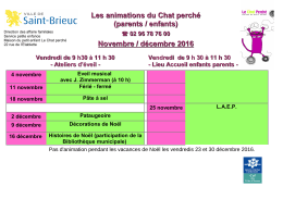 Les ateliers du Chat Perch&eacute; - Saint