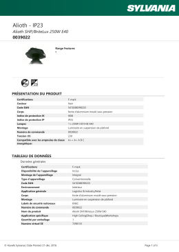 Alioth SHP/BriteLux 250W E40