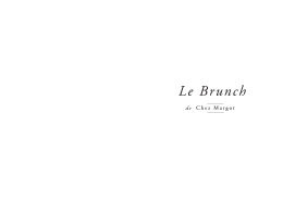 Le Brunch - Chez