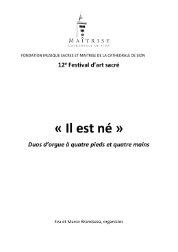 Feuillet du concert du 26 d&eacute;cembre