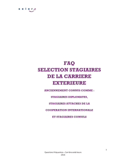 Vous trouverez ici les r&eacute;ponses aux questions les plus