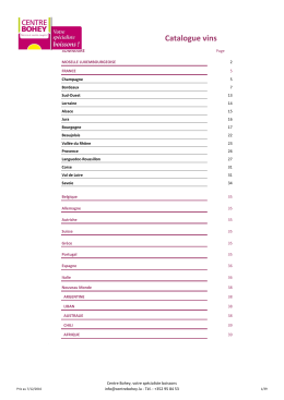 Catalogue - Centre Bohey