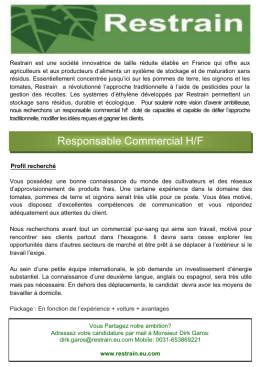 Responsable Commercial H/F