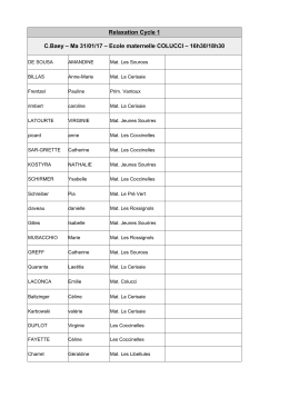 Relaxation Cycle 1 C.Baey – Ma 31/01/17 - Académie de Nancy-Metz