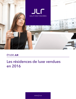 donn&eacute;es - JLR.ca