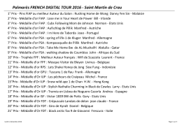 Palmares Salon 3 - French Digital Tour