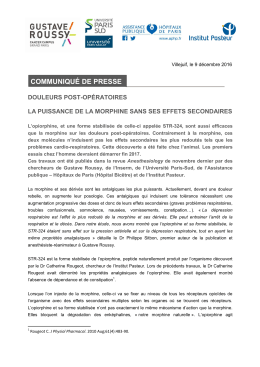 communiqué de presse - Université Paris-Sud