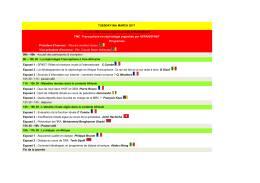TUESDAY14th MARCH 2017 French CNE course