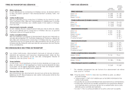 Titres de transports