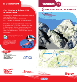 Horaires 71 - Département de la Haute