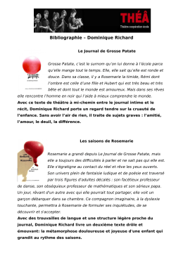 Bibliographie – Dominique Richard
