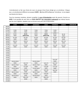 Télécharger l`horaire en format PDF