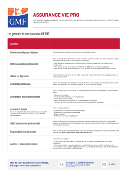 ASSURANCE VIE PRO