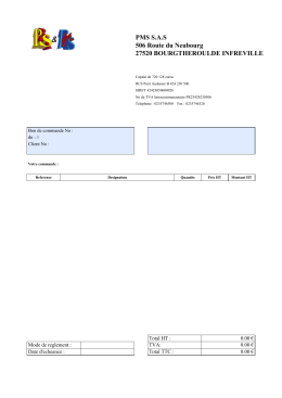PMS SAS 506 Route du Neubourg 27520 - PRS