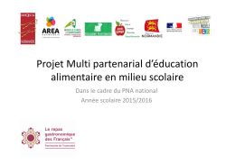 Programme multipatenaires EDUCALIM