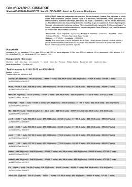 imprimer - G&icirc;tes de France &reg; Pays Basque, B&eacute;arn