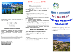 R&eacute;chastel-Village vacances