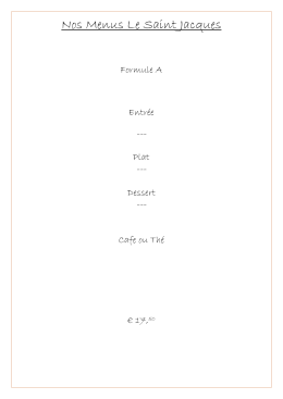 Nos formules - Le terminus