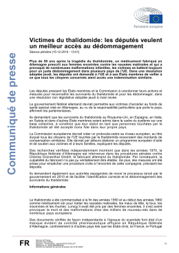 Communiqué de presse