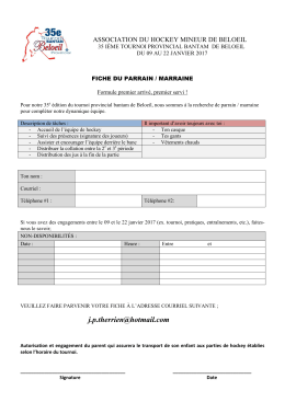 Parrain - PublicationSports