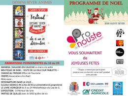 programme Noël 2016