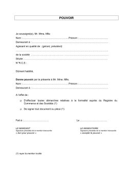 POUVOIR