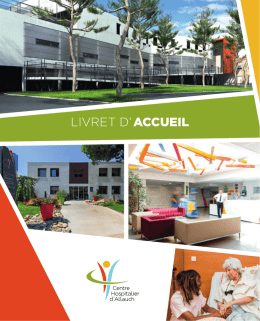 Livret d`accueil - Centre Hospitalier d`Allauch