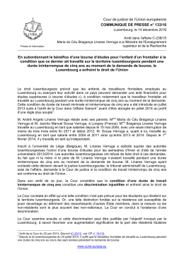 Arrêt de la Cour de justice dans l`affaire C-238/15 - curia